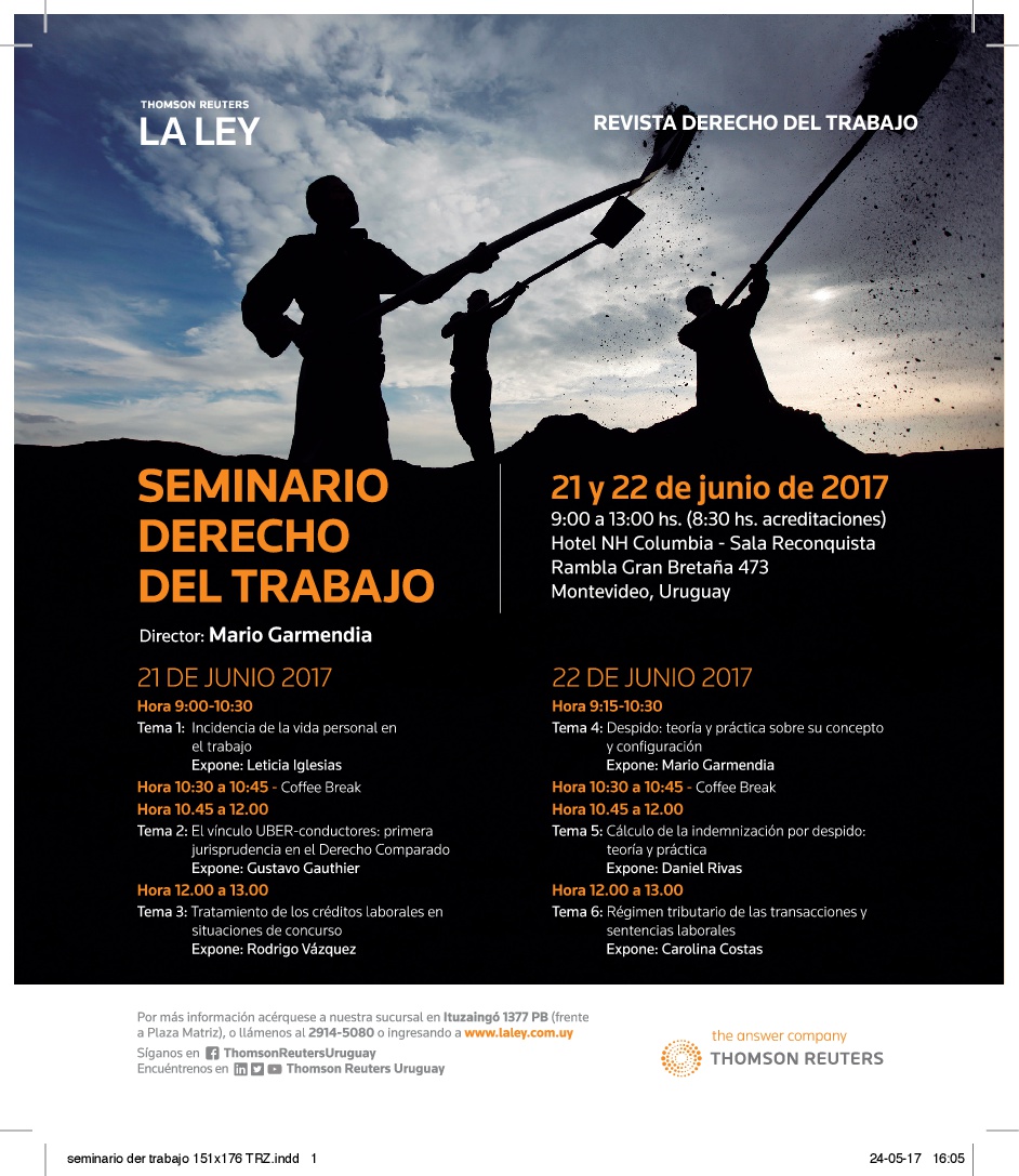 Convenio – Seminario Derecho del Trabajo