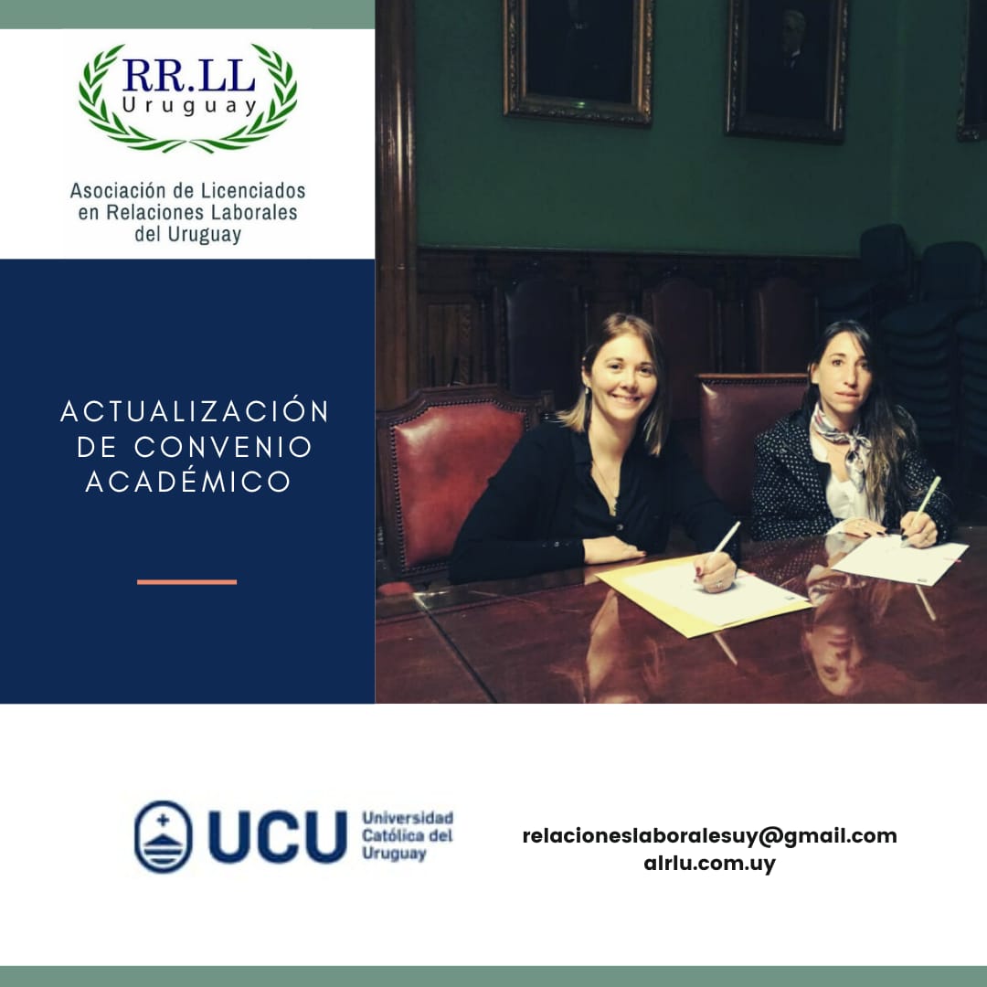 CONVENIO GENERAL DE COOPERACIÓN ACADÉMICA ENTRE LA UCU Y ALRLU