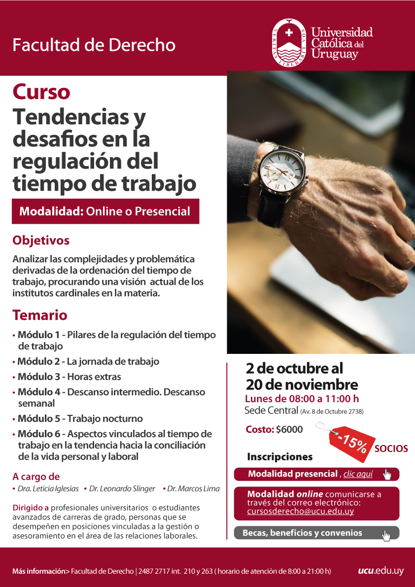 Tendencias y desafíos en la regulación del tiempo de trabajo