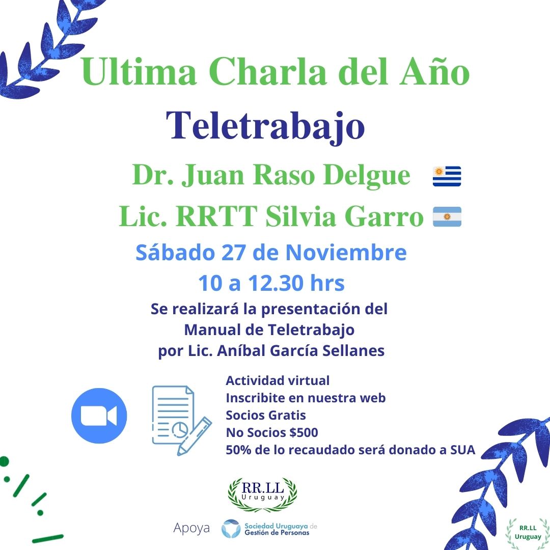 TELETRABAJO – Última Charla 2021