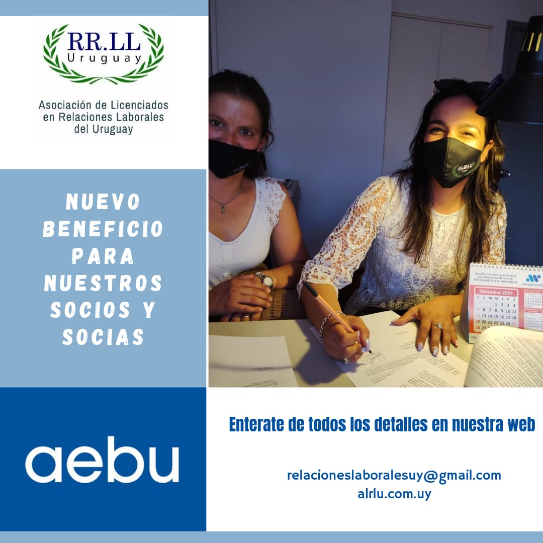 CONVENIO ALRLU – AEBU