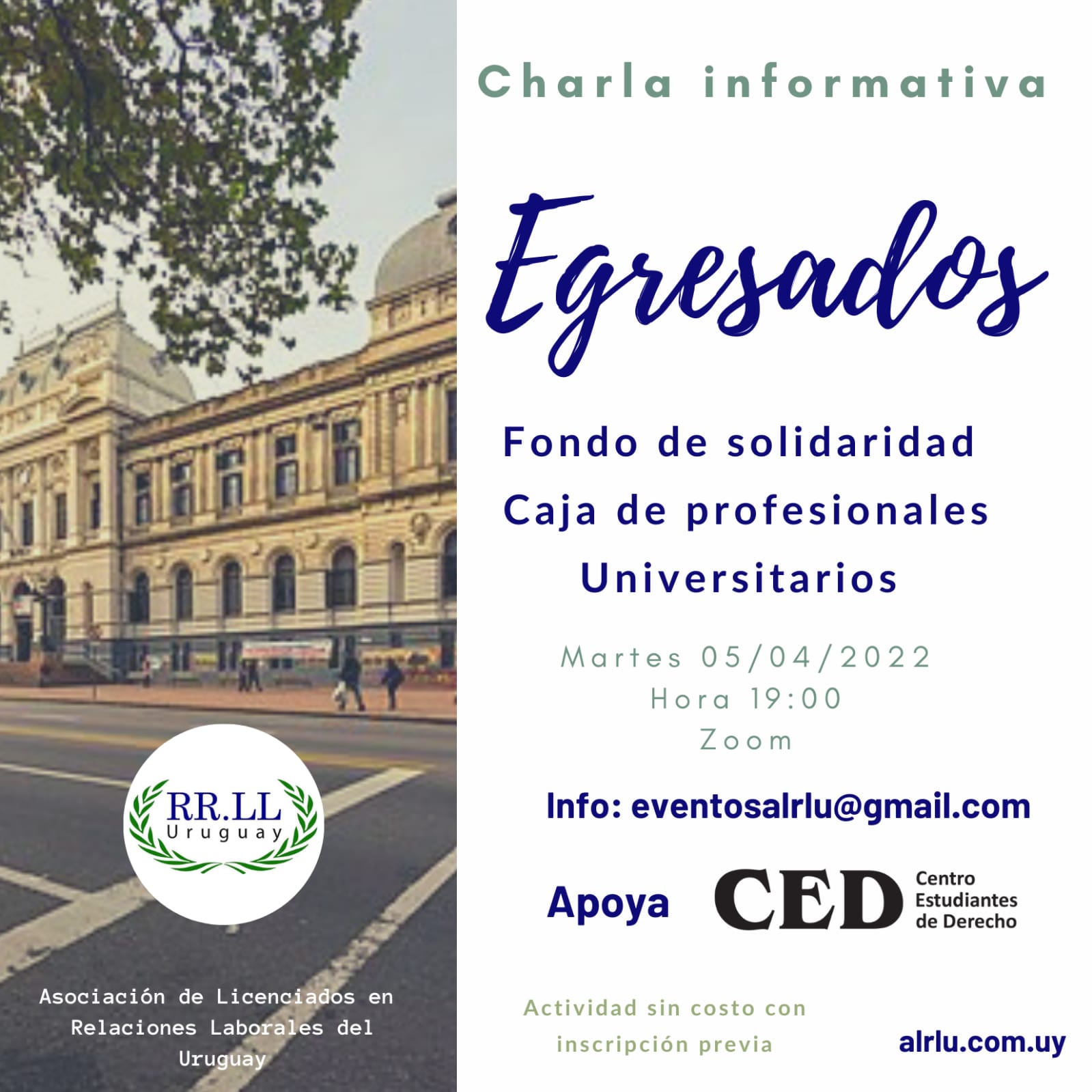 CHARLA INFORMATIVA EGRESADOS/AS