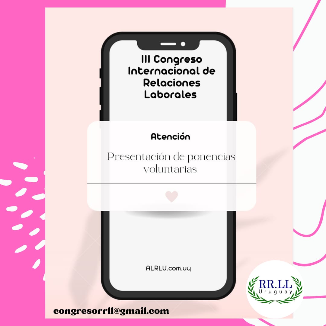 Convocatoria presentación de ponencias voluntarias