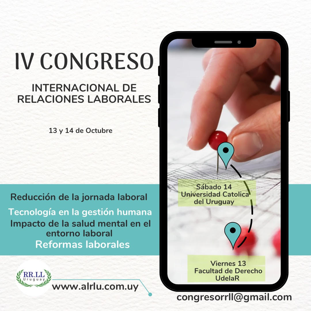 IV CONGRESO INTERNACIONAL DE RELACIONES LABORALES